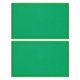 thumbnail image 1 of Uxcell 2-Pack Bandera Verde Sólida Parche en Blanco, Parches Bordados Rectangulares de 3.1" x 2" Color Puro Banderas DIY para Ropa, 1 of 1