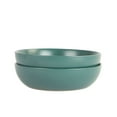 thumbnail image 4 of 10 Strawberry Street Wazee Matte 9"/48oz Serving Bowl, Set of 2, Emerald Green, 4 of 5
