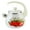 Strawberry, variant on Vintage Enamel Tea Kettle with Whistle Spring Bouquet – Stovetop Teapot for Gas, Electric & Induction, 2.7 Qt