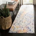 thumbnail image 5 of SAFAVIEH Expression Charlene Abstract Area Rug, Ivory/Blue, 6' x 6' Round, 5 of 5