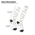 thumbnail image 3 of Bingfone Compression Socks for Women and Men Long Socks for Running Athletic Cycling Nurse-Chemical Formulas, 3 of 8