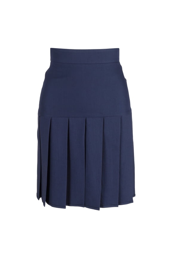 Pre-Owned Gucci Mini High-Rise Pleated Skirt inn Navy Blue Viscose