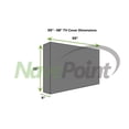 thumbnail image 5 of NavePoint Outdoor Weatherproof TV Cover LCD LED 55 Inch - 58 Inch Television Dust Proof Universal Protector, 5 of 5