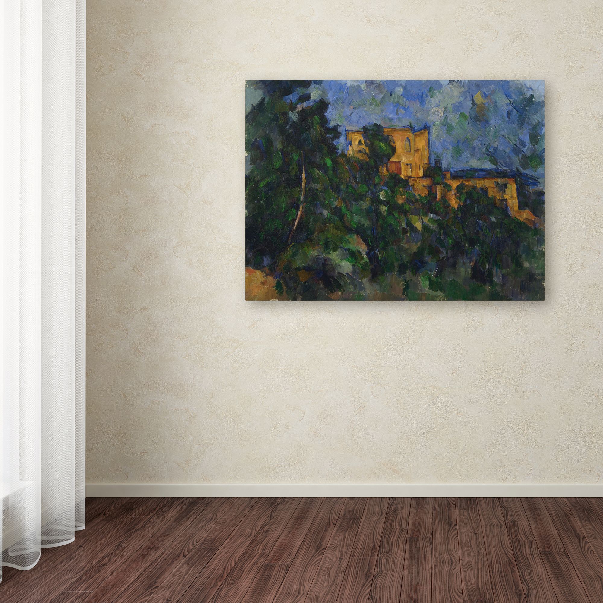 Trademark Fine Art 'Chateau Noir' Canvas Art by Cezanne