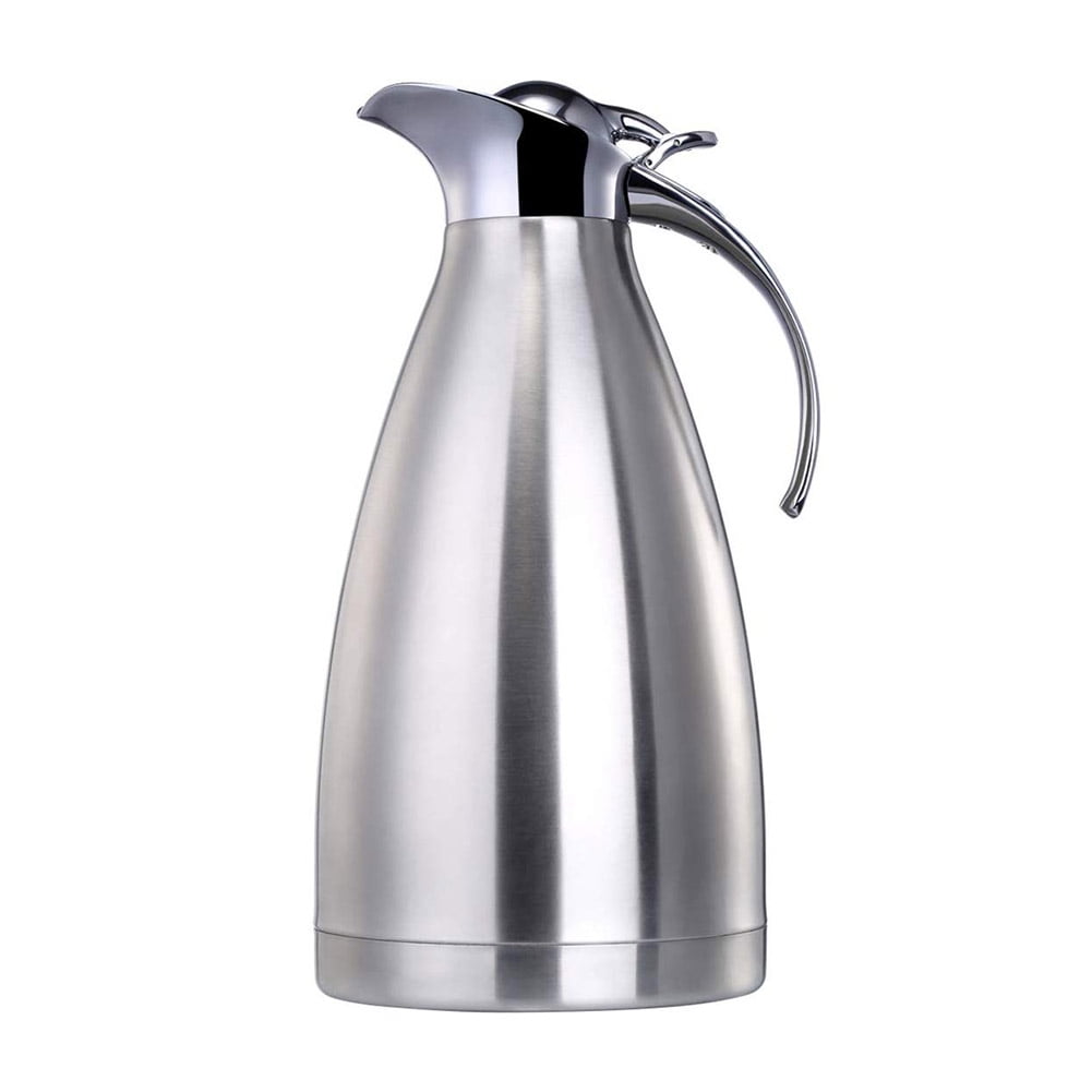 Silver for sale online CECOMINOD079915 Thermos 68 oz Stainless Steel Thermal Coffee Carafe//Double Walled Vacuum Thermos