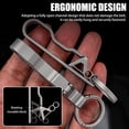 thumbnail image 3 of QIANJIA Belt Key Holder,Closed Buckle Lock Titanium Key Clip with Key Ring for Attaching Keychain Car Key, 3 of 9