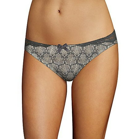 

Maidenform 738994833792 Womens Comfort Devotion Bikini Baroque Print with Nine Iron - Size 6