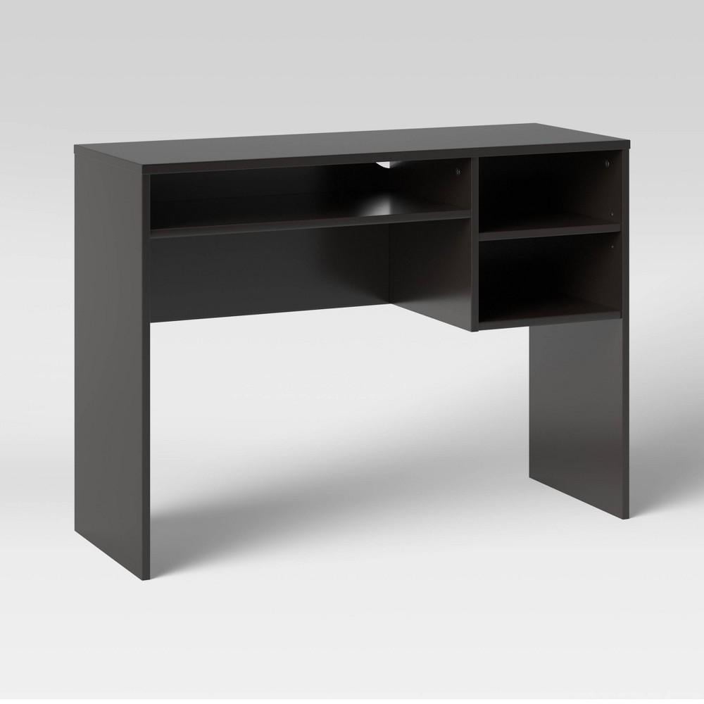 Student Writing Desk with Storage Black Room Essentials