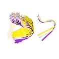 thumbnail image 4 of 30x Hada de palo, coloridas para boda, disfraz con campanas, vestido elegante, varitas de deseos portátiles, varitas con cinta para , BLESIY Varitas de cinta de boda, 4 of 8