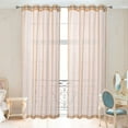 thumbnail image 5 of 2PC Voile Window Sheer Curtains Grommet Panels Bedroom & Living Room 54" X 84", 5 of 6
