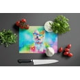 thumbnail image 3 of Westie Hippie Dawg Glass Cutting Board Large 12 in x 15 in, 3 of 5