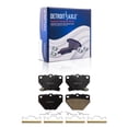 thumbnail image 6 of Detroit Axle - 10.83" inch Front and 10.59" inch Rear Brake Kit for 03-06 Pontiac Vibe 05-06 Toyota Corolla 03-07 Matrix, Drilled Slotted Disc Brake Rotors Ceramic Brakes Pads Replacement, 6 of 9