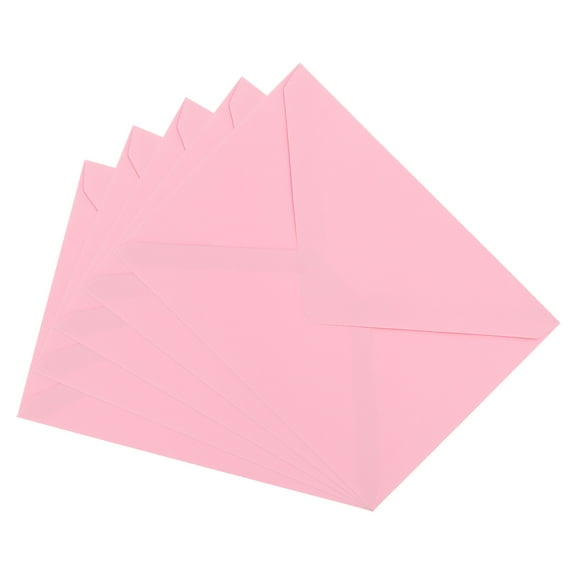 Uxcell 5x7 Envelopes, 50Pcs A7 Size V Flap Invitation Envelopes, Pink