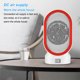 thumbnail image 3 of Ventilador eléctrico de calentamiento rápido Mini calentador de baño Escritorio seguro Funcionamiento silencioso Calentador Protección contra sobrecalentamiento GeweYeeli HA009590-03B, 3 of 7