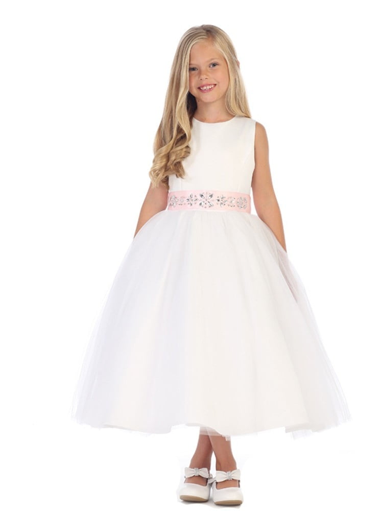 coral junior bridesmaid dresses