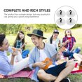 thumbnail image 4 of Weiweiguan 10Pcs Musical Instrument Copper Finger Cymbals Percussion Cymbals Dancing Props, 4 of 7