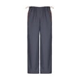 thumbnail image 4 of Franhais Women Casual Pants, Drawstring Elastic Waist Contrast Color Trousers with Pockets for Daily Street, 4 of 9