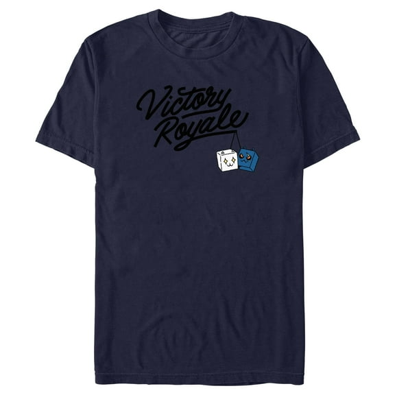 Men's Fortnite Victory Royale Ghost and Shadow Meowscles Graphic Tee Navy Blue 3X Large