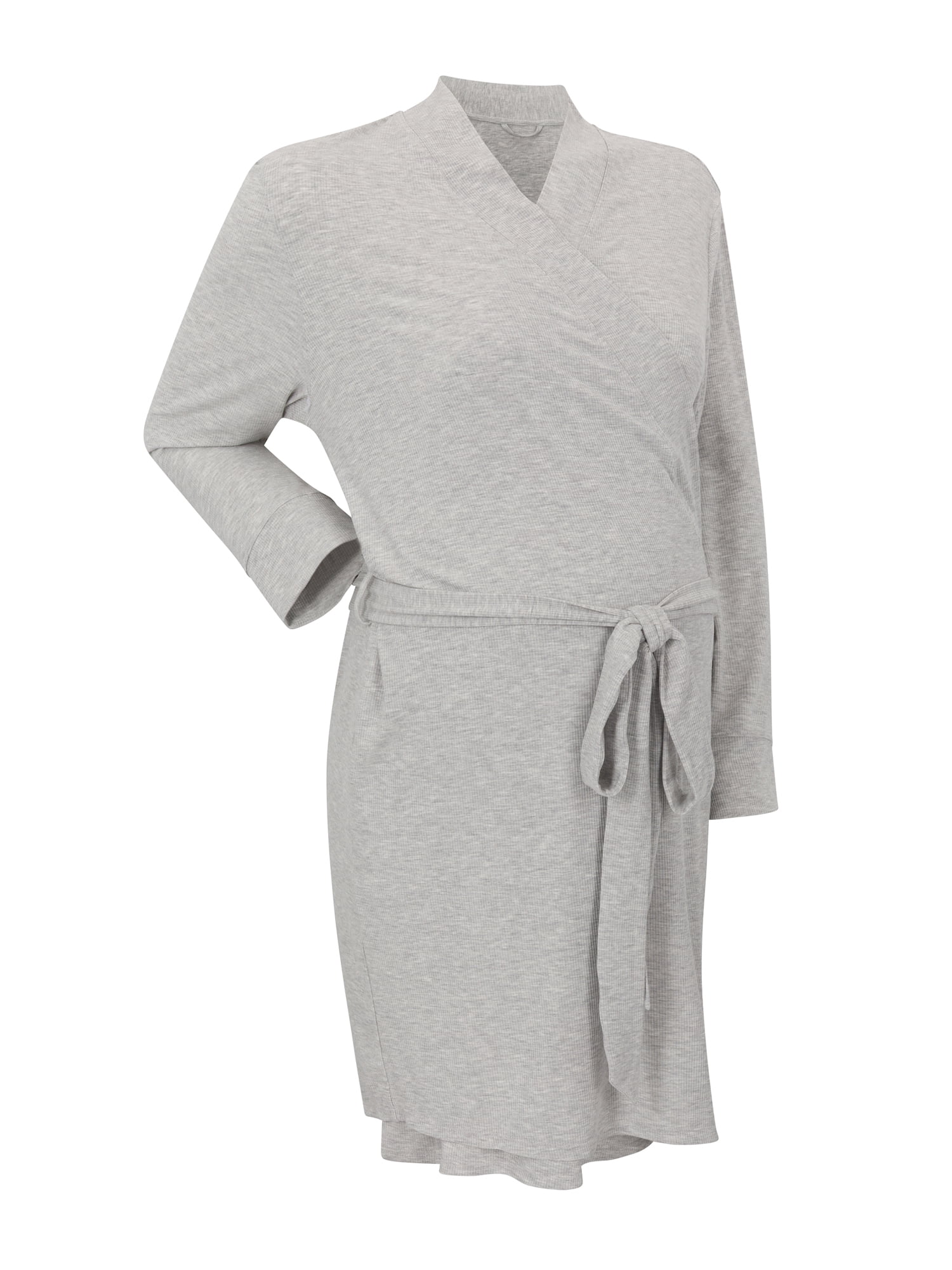 Ingrid & Isabel For Every Belly Women's Maternity Ribbed Robe, Sizes S-XXXL