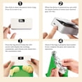 thumbnail image 6 of Mini Type-C Rechargeable Bag Sealer, 2-in-1 Portable Heat Sealing Machine with Cutter, 6 Adjustable Levels, LED Display, Magnet, Freshness Keeper for Kitchen Travel (Blue), 6 of 8