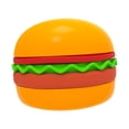 thumbnail image 3 of Hamburguesa Tazón de perro de alimentación lenta para gatos y perros pequeños Practicantes accesorios de mascotas antiestructantes tazones de gato 5 Naranja, 3 of 8
