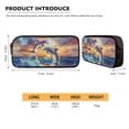 thumbnail image 6 of FOR U DESIGNS Dolphin School Backpack for Girls 8-10 with Lunch Bag Blue Ocean Book Bag for Kids 4 in 1 Elementary School Bag Set Lunch Box Pencil Bag Water Bottle Bag Children Bookbag Grade 3-5, 6 of 7