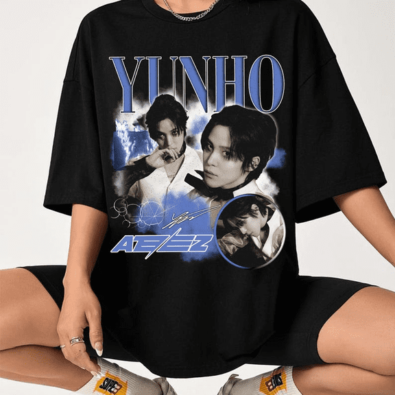 Yunho Ateez GOLDEN HOUR Part 4 Graphics T-Shirt, In Your Fantasy Music 2026 Tee