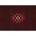 thumbnail image 1 of Ahgly Company Indoor Rectangle Patterned Chocolate Brown Area Rugs, 7' x 9', 1 of 6