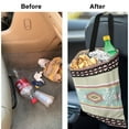 thumbnail image 6 of Yuyamidu Aztec Western Geometric Car Garbage Bags Waterproof Vehicle Trash Bags Bins Pink Auto Storage Bag Universal Car Interior Accessories for Front Seat, Back Seat, 6 of 7