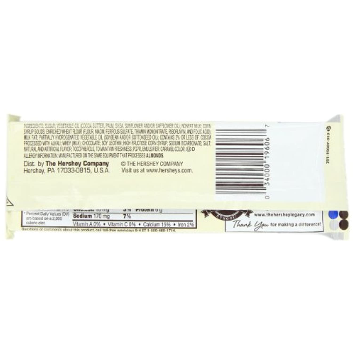 Hersheys Cookies N Creme Candy Bar, King Size (Pack Of 18)