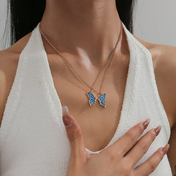 Women's Necklace Bff Chain Friendship Necklace Pendant Necklace Women's Necklace Alloy BFF Chain Friendship Necklace For 2 Girls Pendant Necklace Jewellery Birthday Gifts