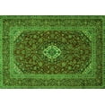 thumbnail image 1 of Ahgly Company Indoor Rectangle Medallion Green Traditional Area Rugs, 6' x 9', 1 of 1