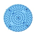 thumbnail image 2 of Almohadilla de masaje de pies, alfombrilla de acupuntura, alfombrilla de juego para masaje de suelo, almohadilla de masaje de puntos de presión redondo azul, 2 of 8