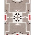 thumbnail image 2 of Pasargad Home Tuscany Collection Reversible Wool Mocha Area Rug- 5' 1'' X 6' 9'', 2 of 2