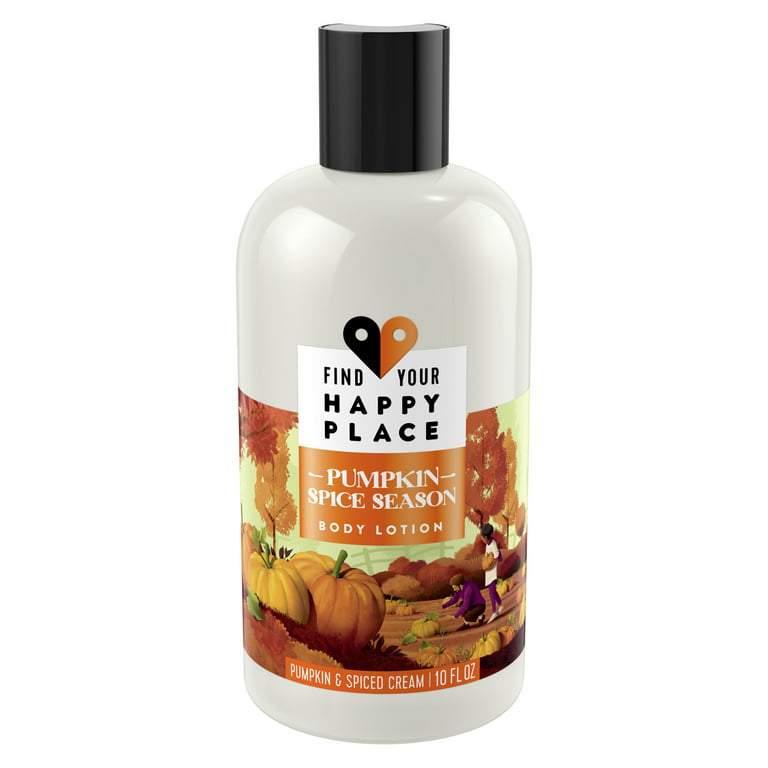 Find Your Happy Place Pumpkin Spice Season Moisturizing Body Lotion for Dry  Skin Pumpkin and Spiced Cream 10 oz 