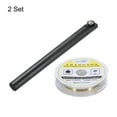 thumbnail image 3 of Uxcell 100m Molybdenum Screen Cutting Wire Line with Handle Phone LCD Cutting Wire Glass Separate Repair Tool,0.04mm, 3 of 5