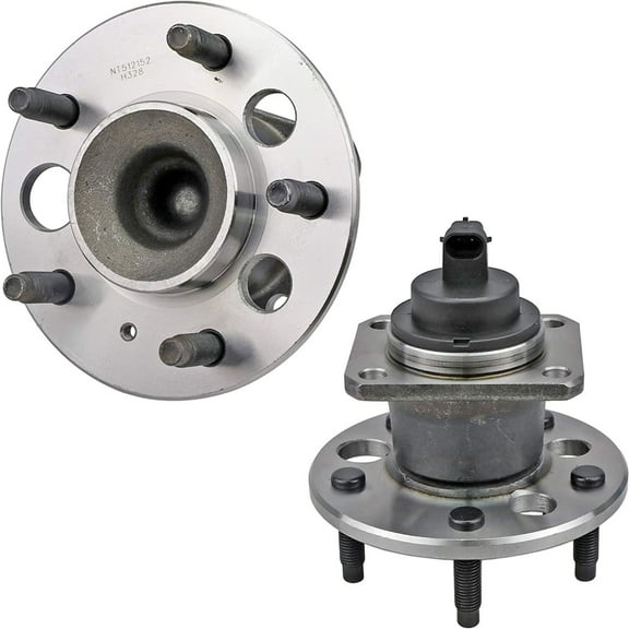Bode-man Pair REAR Wheel Hub and Bearing Assembly for 1999-2005 Chevy Malibu Classic, Olds Alero, Pontiac Grand AM
