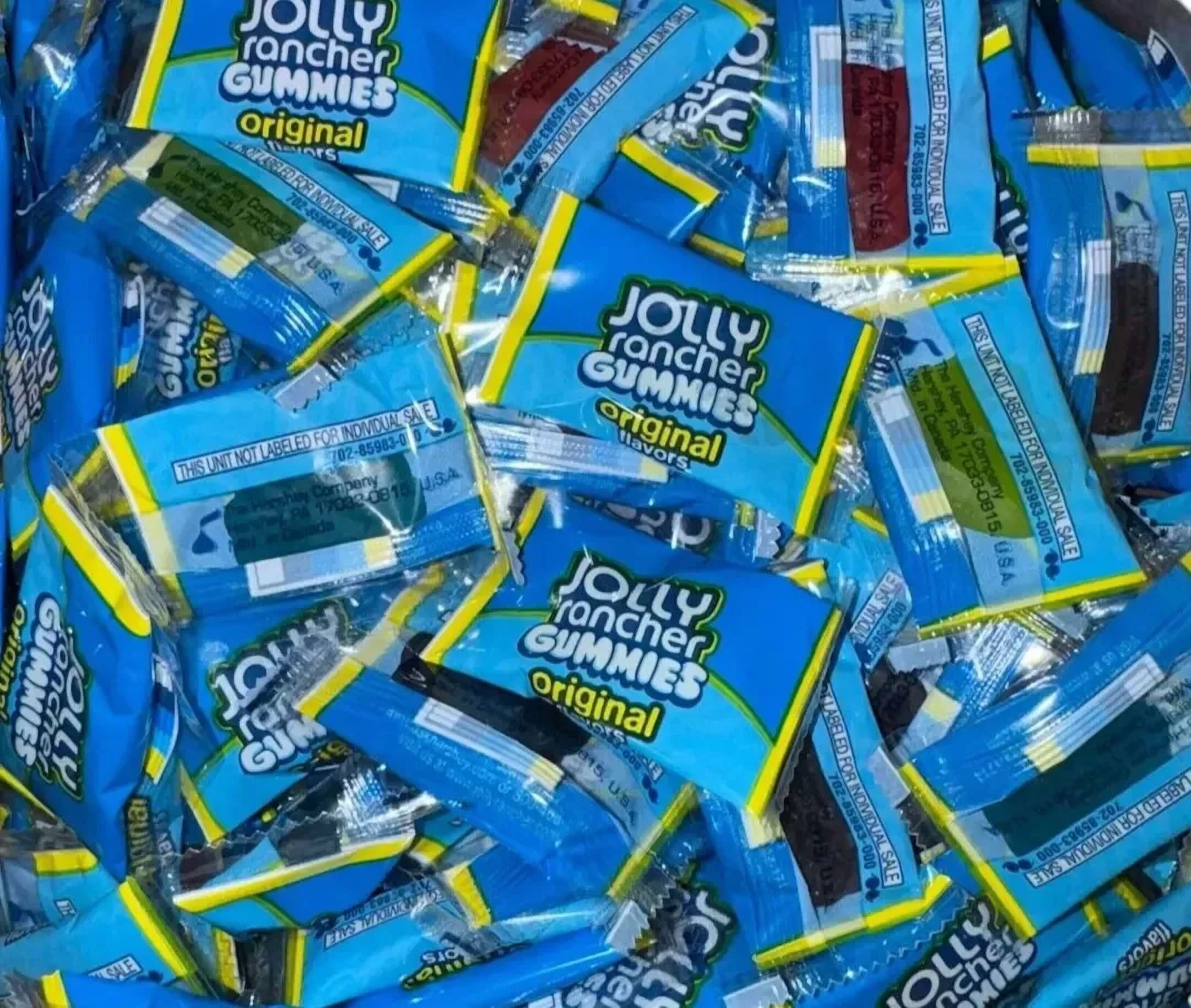 Jolly Rancher Gummies Assorted Fruit Flavored, Bulk Fun Size Candy (4 Pounds)