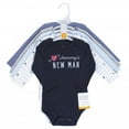 thumbnail image 2 of Hudson Baby Cotton Long-Sleeve Bodysuits, 5-Pack, Newborn- 24 Months, 2 of 7