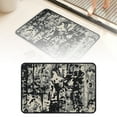 thumbnail image 1 of Oliegs Absorbent Nylon Bathroom Rug Bedroom Carpet With Stylish Color Block Design For Home, 1 of 5