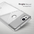 thumbnail image 2 of Ringke Bevel Case Compatible with Google Pixel 2, Minimalist Diagonal Textured TPU Lightweight Cover - Rose Gold, 2 of 10