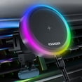 thumbnail image 1 of Soporte Para Cargador De Coche Soporte magnético del cargador del coche del RGB soporte inalámbrico del cargador del soporte 15W para los automóviles, 1 of 8