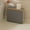 Gray, variant on Roll Paper Storage Baskets Gray White Black Fabric Bins Wooden Lid Design Tile Floor Display Bath Towel Organization Home Storage Solution