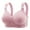 Pink, variant on Qetyuw Womens Lace Bras Plus Size Support T-shirt Bras Cotton Comfort Bralettes Elegant Daily Full Figure Bras