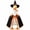 Halloween-1, variant on Dpityserensio Halloween Porch Goose Outfit Fits 23 Inch Lawn Goose,Witch Costume Set with Hat and Cape, Outdoor Fall Decor