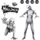thumbnail image 2 of Halloween Costumes Long Sleeve Cosplay Role Play Bodysuit with Headgear for Kids & Adult, 2 of 5