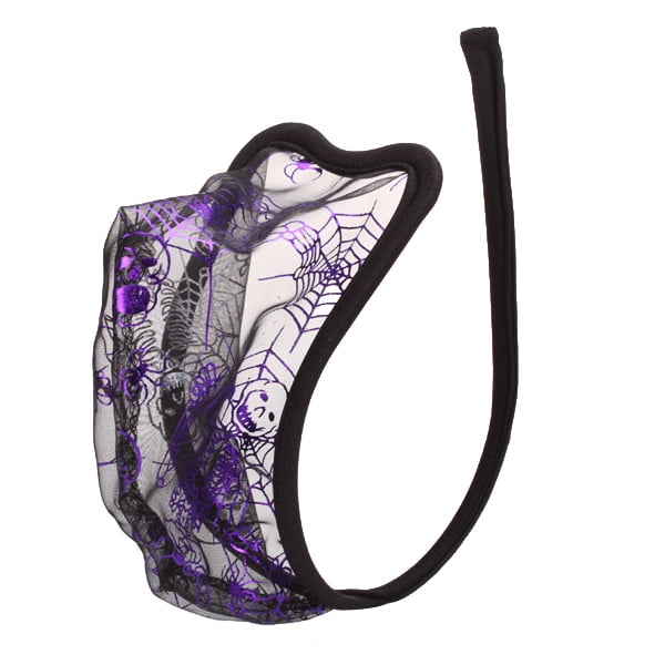 Cráneo en Corazón Tamaño de Los Hombres de Tamaño Gran te Invisible Ropa Interior-pú Soledad Tanga invisible C-String para hombre
