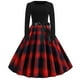 thumbnail image 1 of Vestidos de Navidad Para Mujer, Manga Larga, Cuello Redondo, Estampado, Vestido Vintage, Vestido de Fiesta Odeerbi ODB209232, 1 of 9