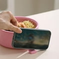 thumbnail image 4 of Microwave Ramen Bowl Set, Portable Roman Noodles Bowl with Lid, 33 Oz Ramen Noodle Bowl Instant Cooking for College Dorm Room Essentials, Dishwasher-Safe (Green+Pink), 4 of 6