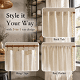 Living Room Curta90 Inch Length Withrame Semi Sheer Boho Farmhouse ...
